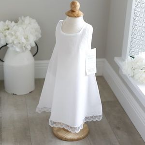 Strasburg Girl's/Infant White Slip With Lace Size 6 Months NWT